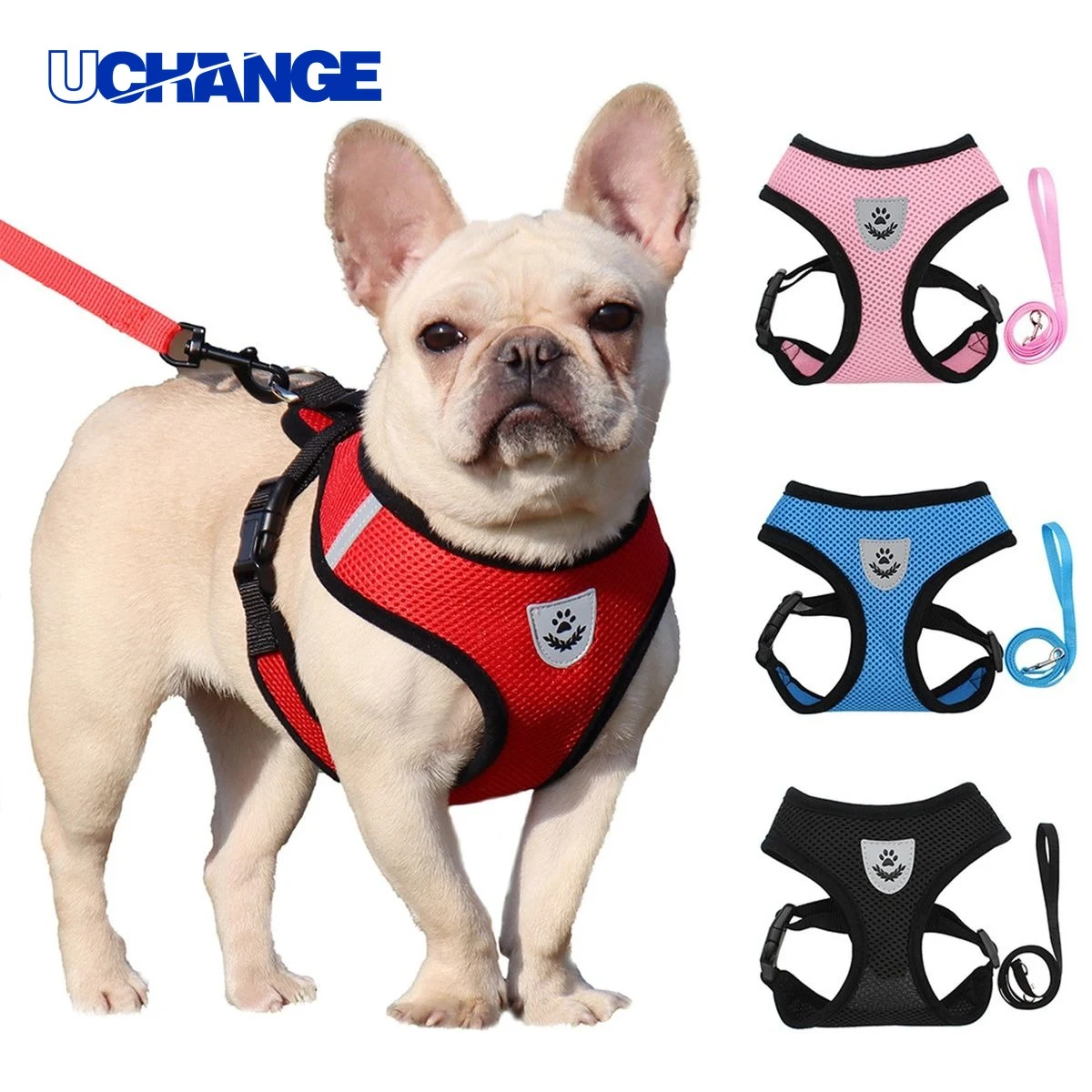 Pet Safety Reflective Vest Leash for Walking 1