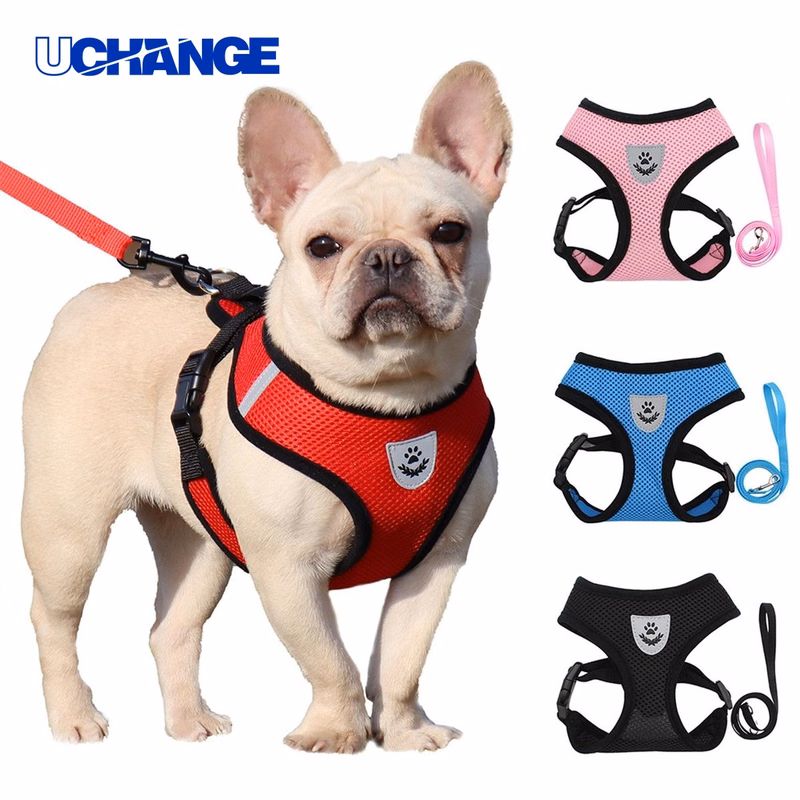 Pet Safety Reflective Vest Leash for Walking