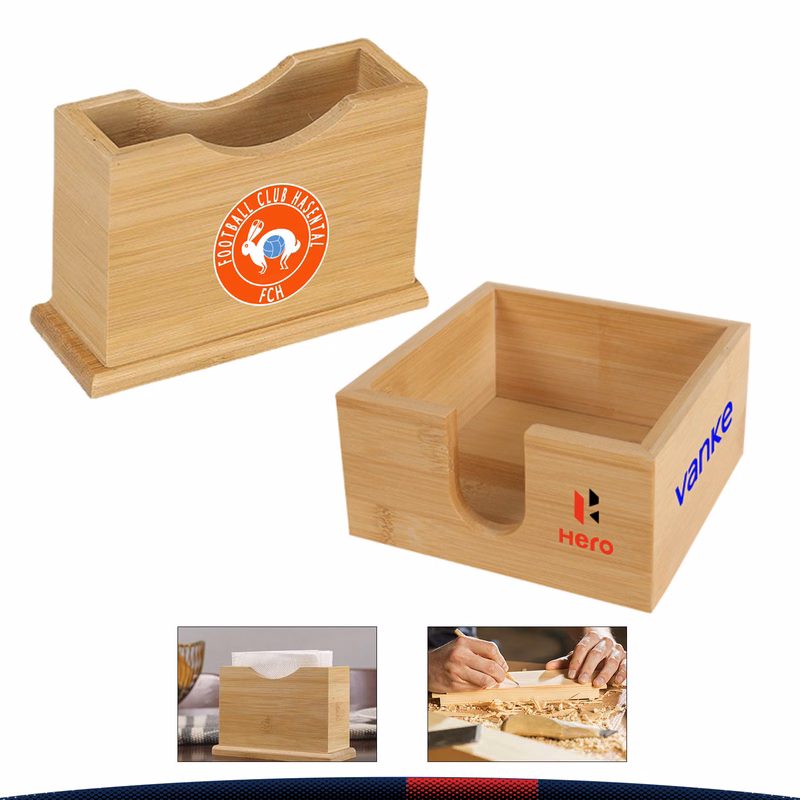 Bamboo Vertical Tissue Box