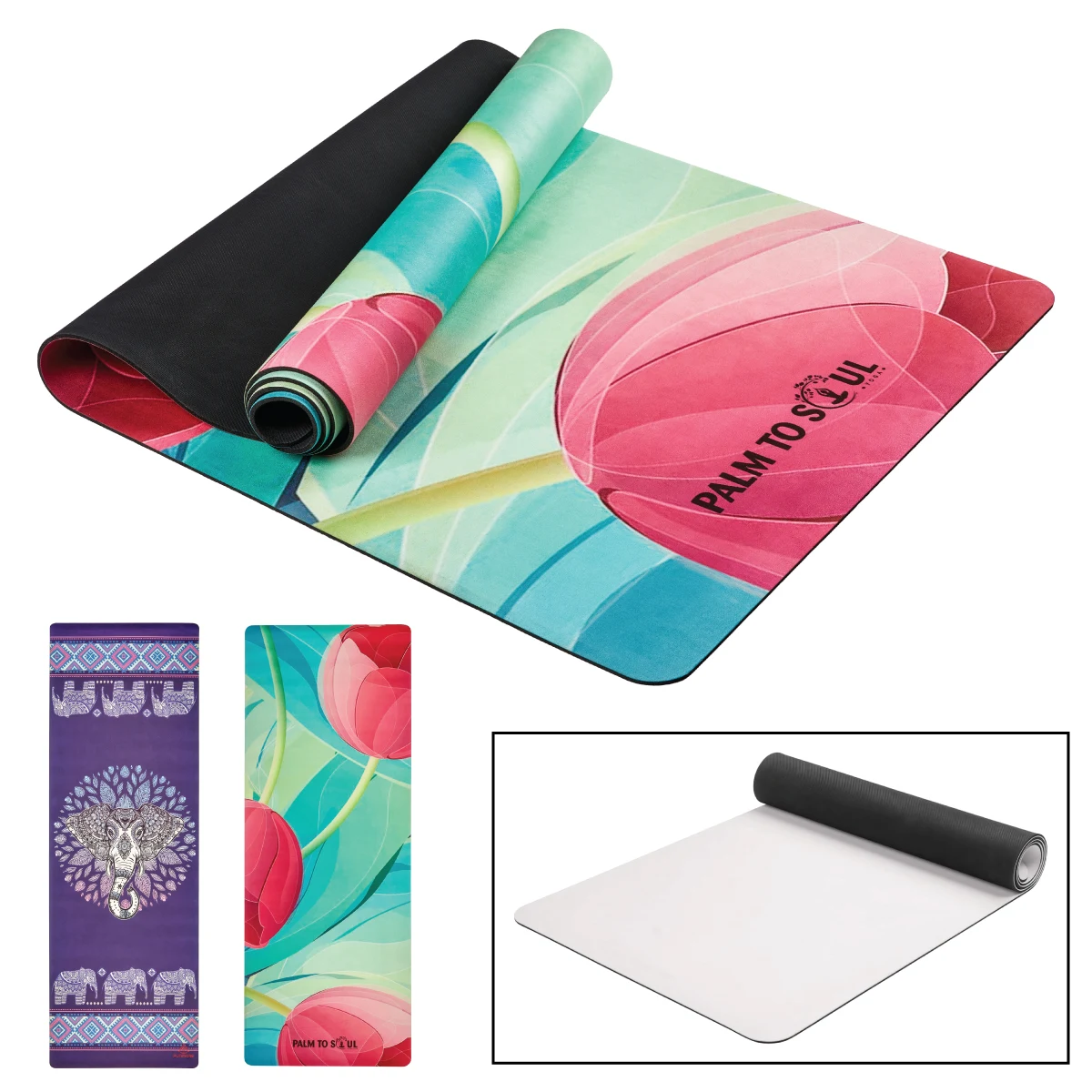 Professional 3mm Yoga Mat w/Rubber Base and Full Color Dye Sublimation (8 Week Service) 1