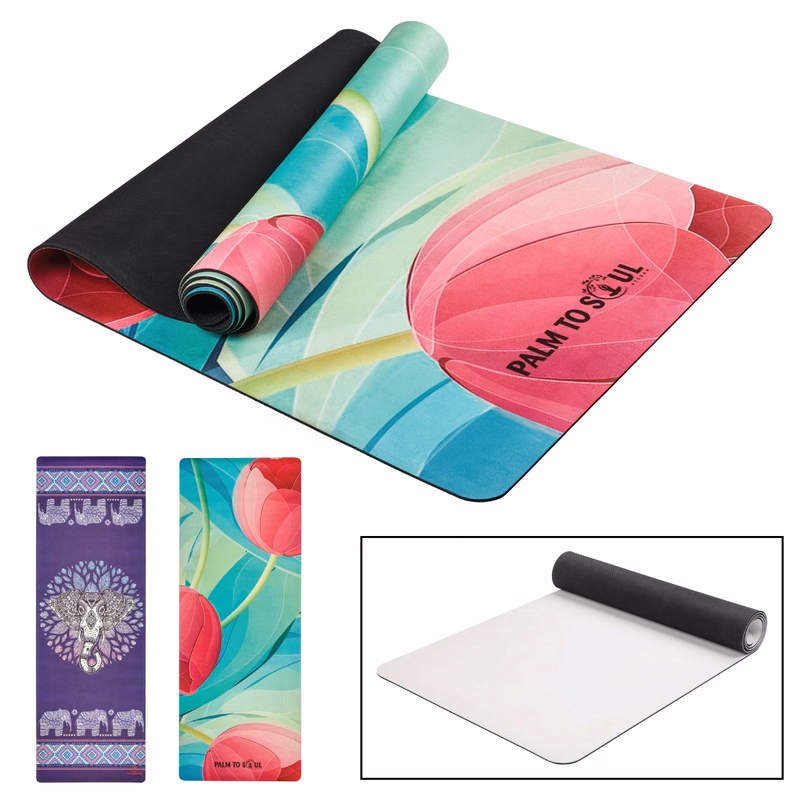 Professional 3mm Yoga Mat w/Rubber Base and Full Color Dye Sublimation (8 Week Service)