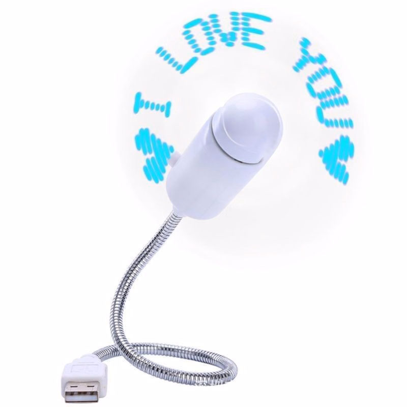 LED Message Fan with Programmable Display