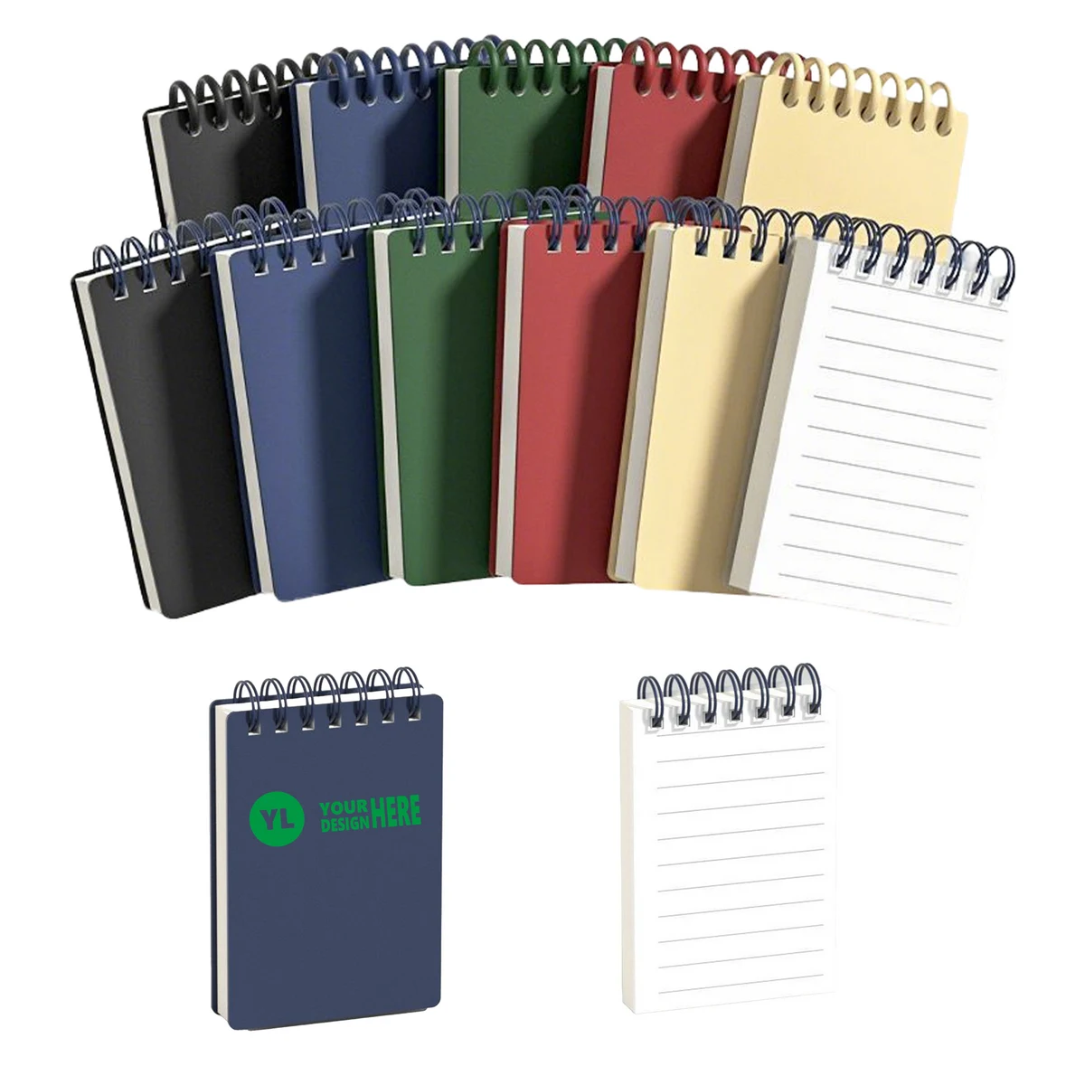 Custom A7 Spiral Pocket Notebook 1