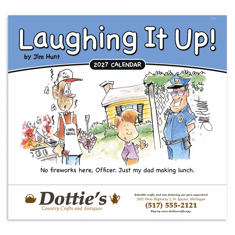 Good Value™ Laughing It Up - Stapled Calendar