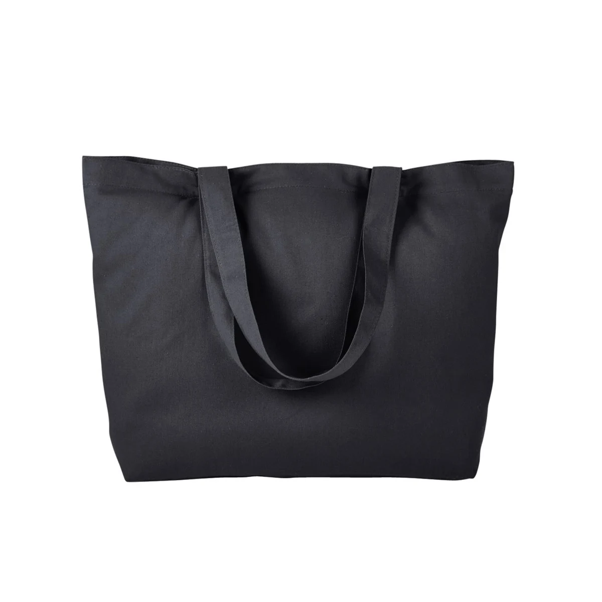 Cotton Twill Horizontal Shopper - BE102, custom tote bag with logo imprint 1