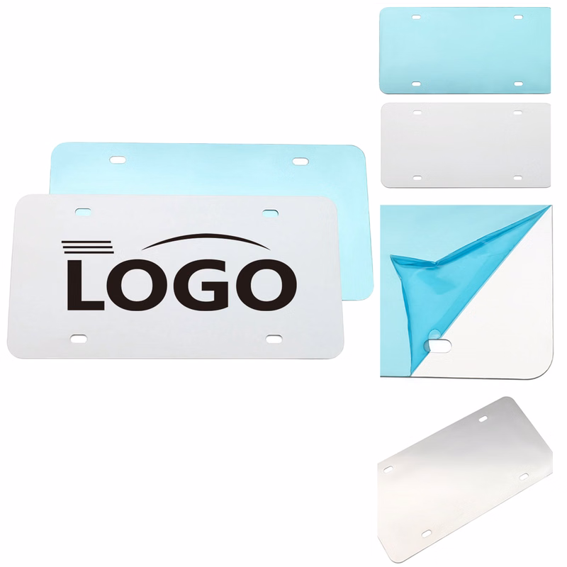 Customizable Metal License Plate for Cars