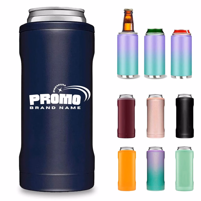 Double-Walled Stainless Steel Insated Cooler Drink Holder