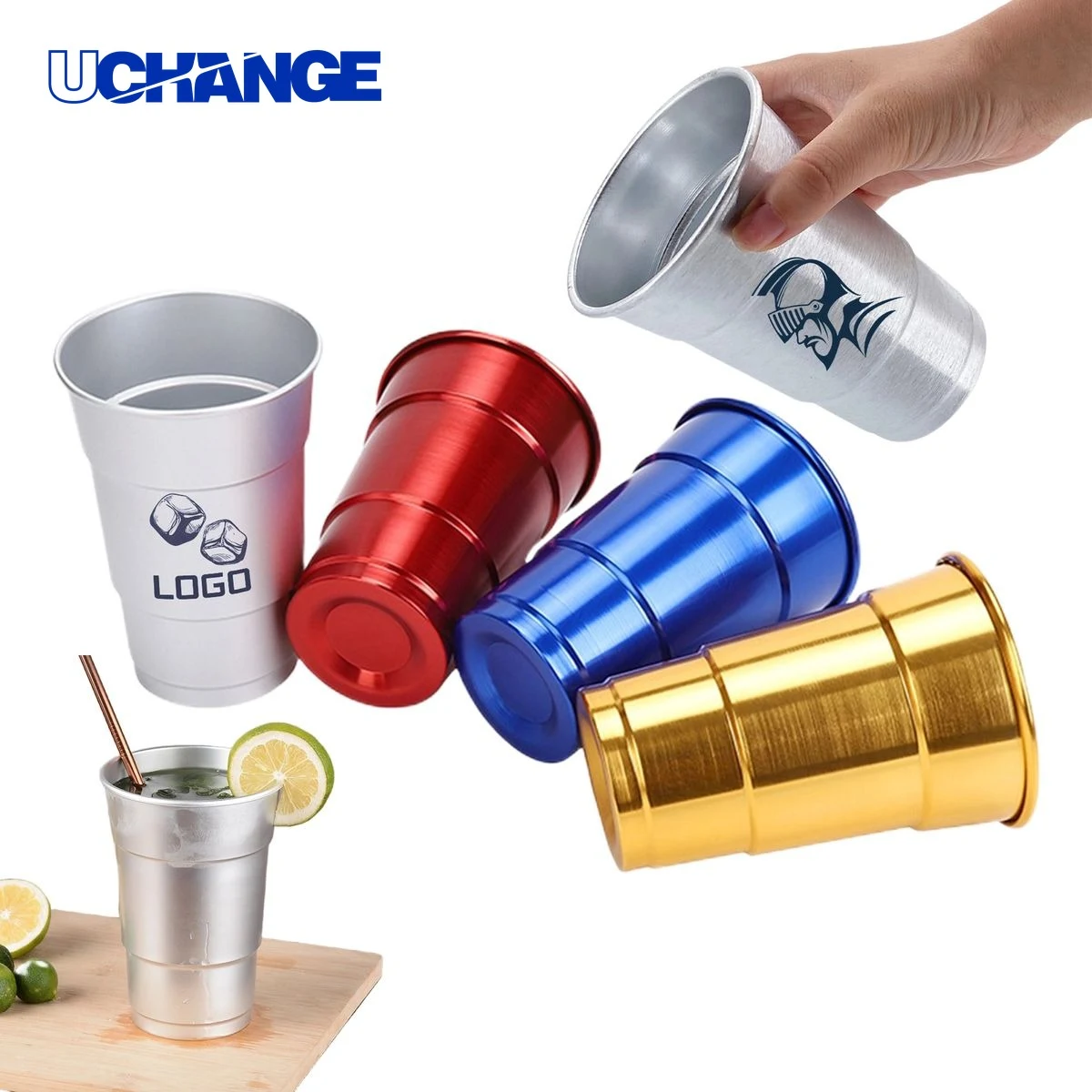16oz Aluminum Pint Tumbler Cup 1