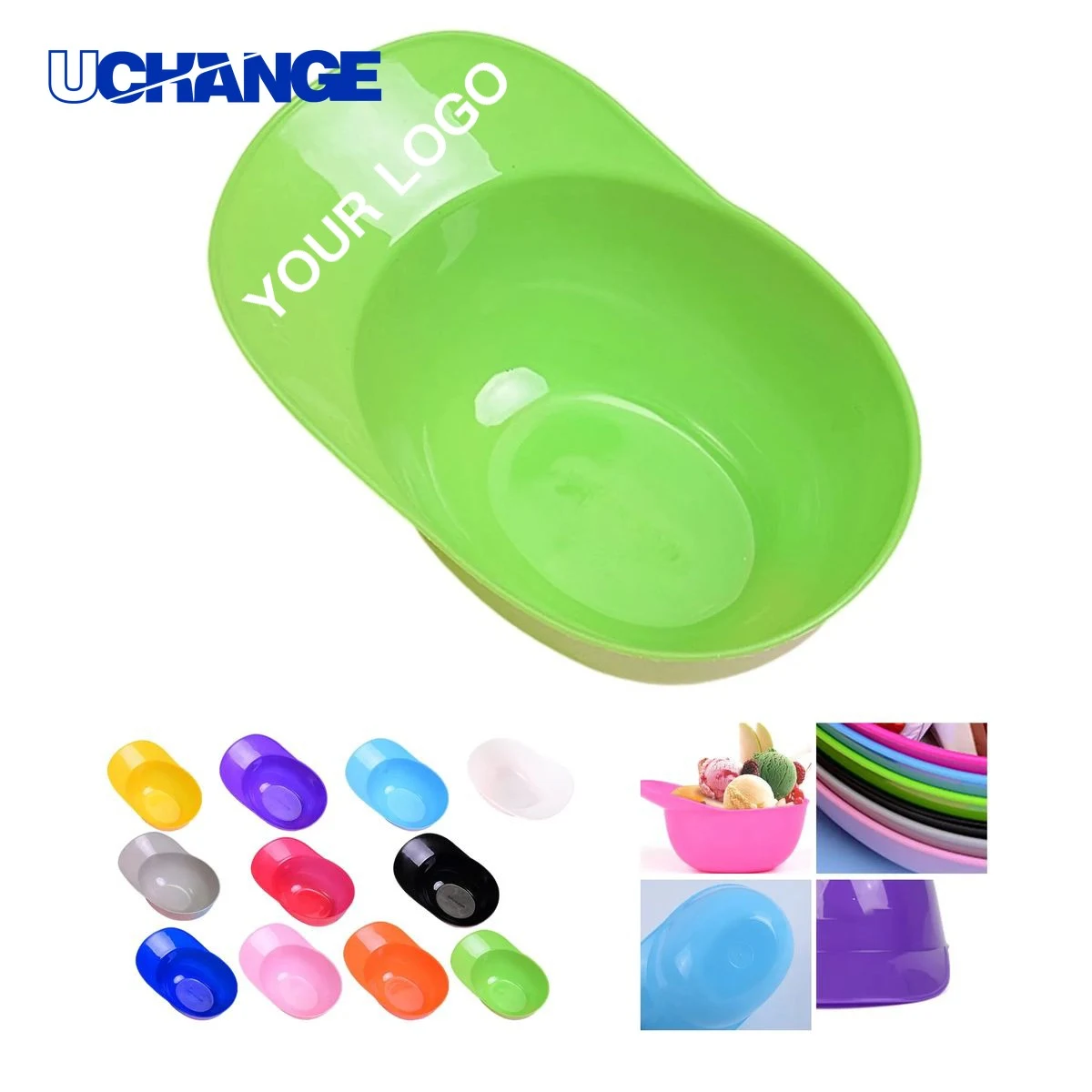 Polypropylene Dessert Bowl Container with Baseball Cap Design 1