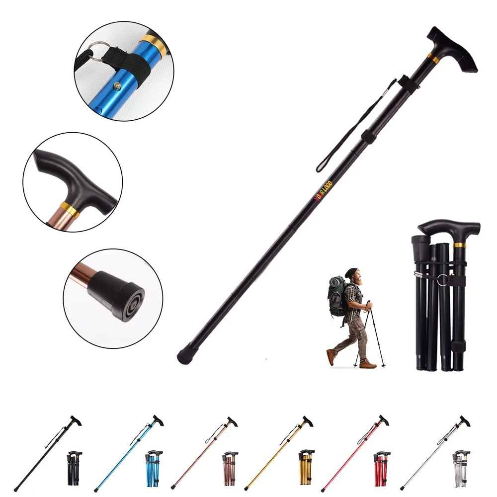 Folding Cane Trekking Pole 1