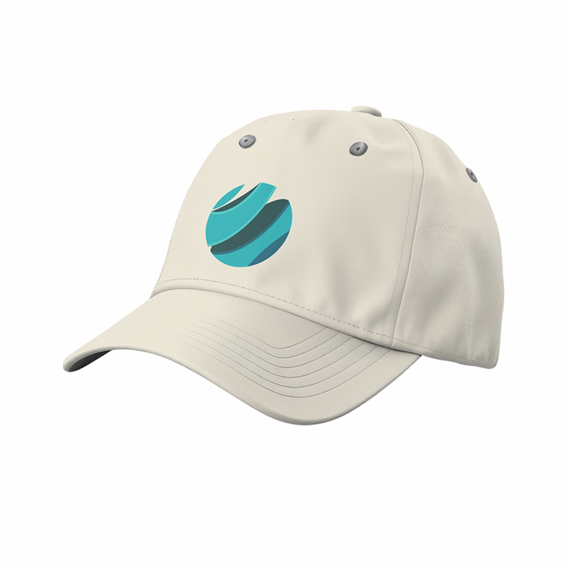 Premium Stock Poly Cotton 6-Panel Unstructured Cap w/ Metal