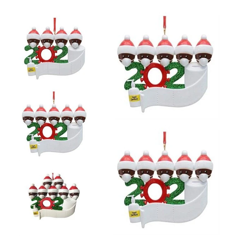 2020 Personalized Name Xmas Tree Hanging Quarantine Ornament 1