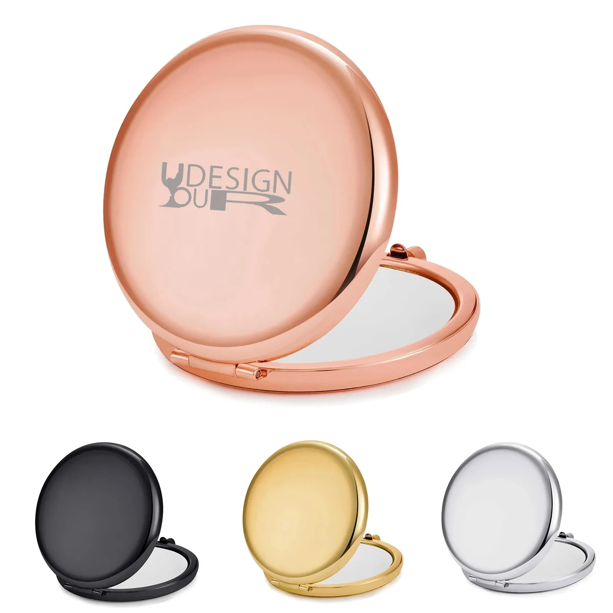 1X/2X Magnifying Portable Travel Makeup Mirror 1