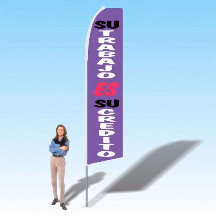Your job is your credit Advertising Banner Flag