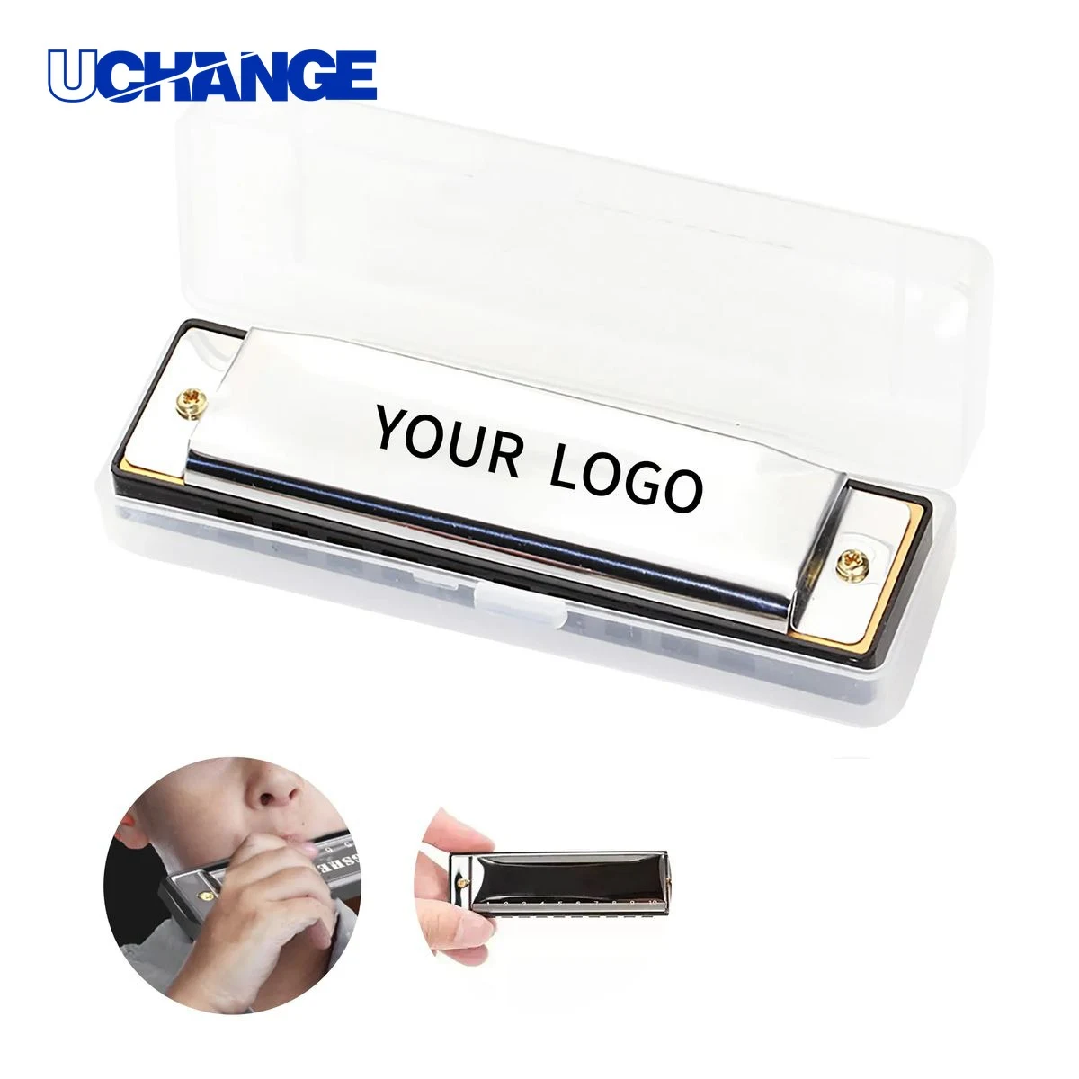 10 Hole Harmonica with Storage Case 1