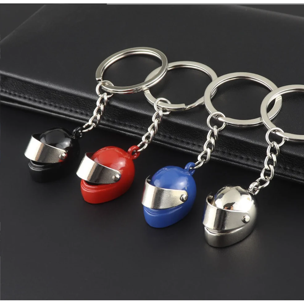 Motorcycle Helmet Keychain 1