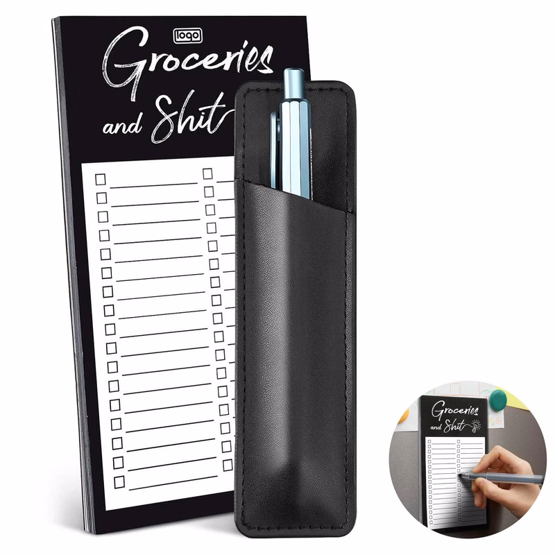 Magnetic Memo Notepad w/ Pen Holder