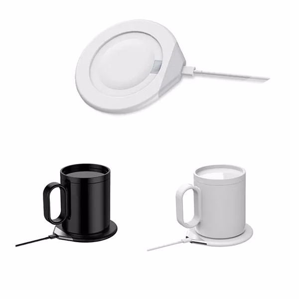 Mug Warmer, Beverage Heater With Wireless Qi Charger