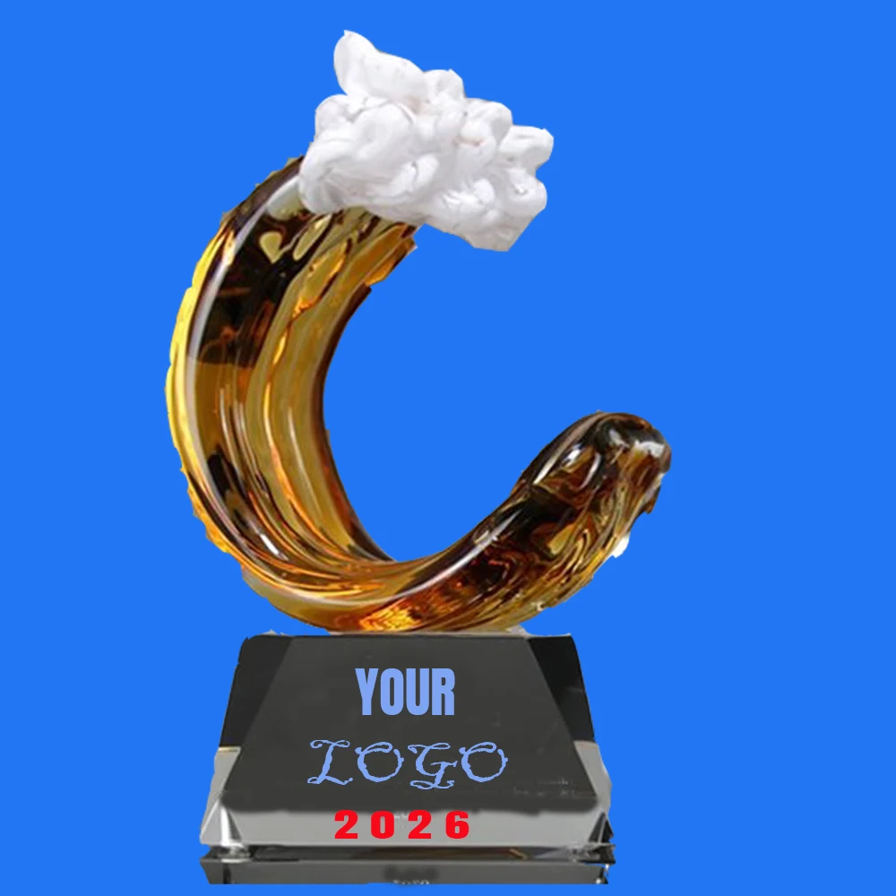 Golden Wave Art GlassAward 1