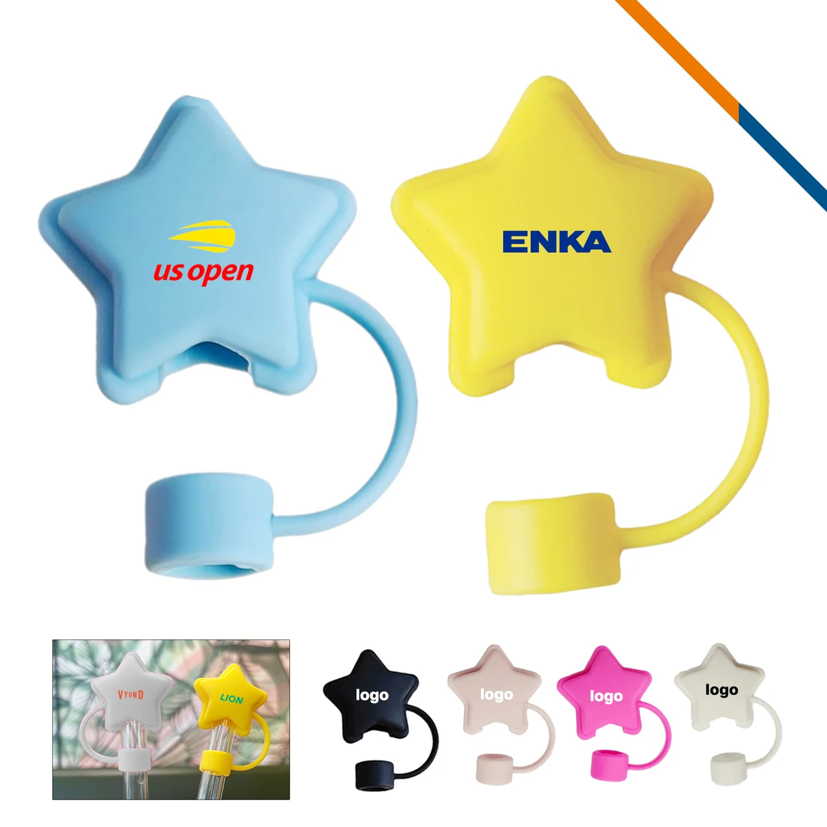 Doxe Star Silicone Straw Topper 1