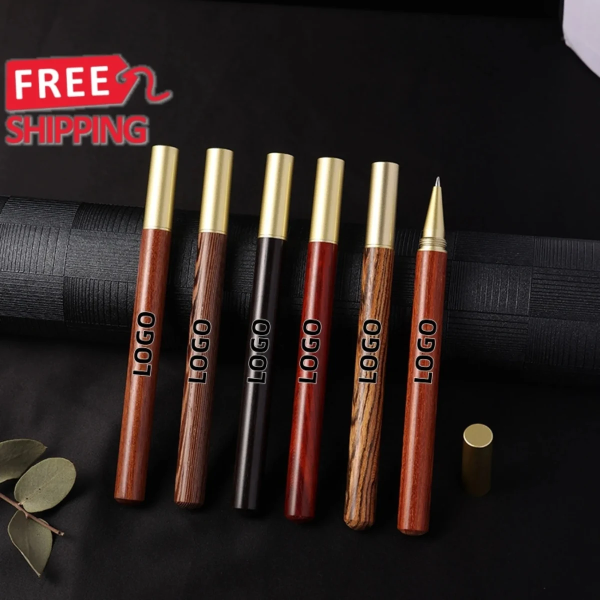 Wooden Brass Fine Point Pen Gift 1