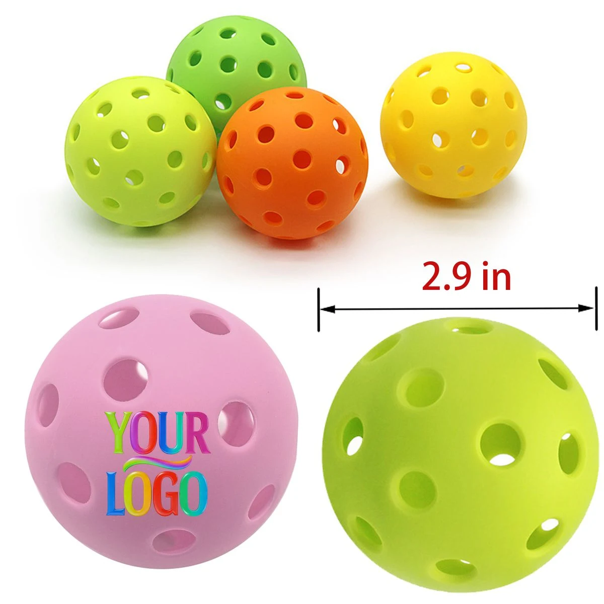 26/40 Hole Durable Colorful Pickleball 1