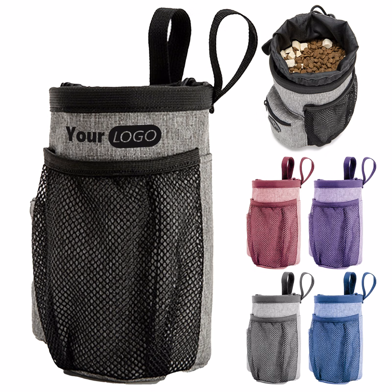 Oxford Portable Pet Snack Bag For Outdoor Use