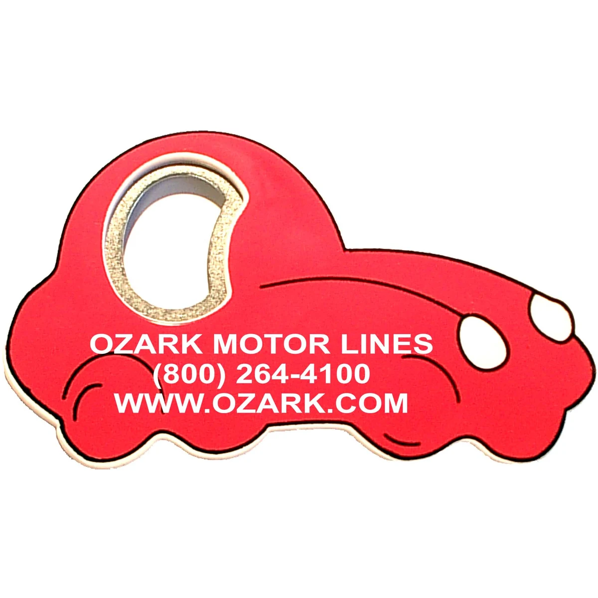 Jumbo size car shape magnetic bottle opener 1