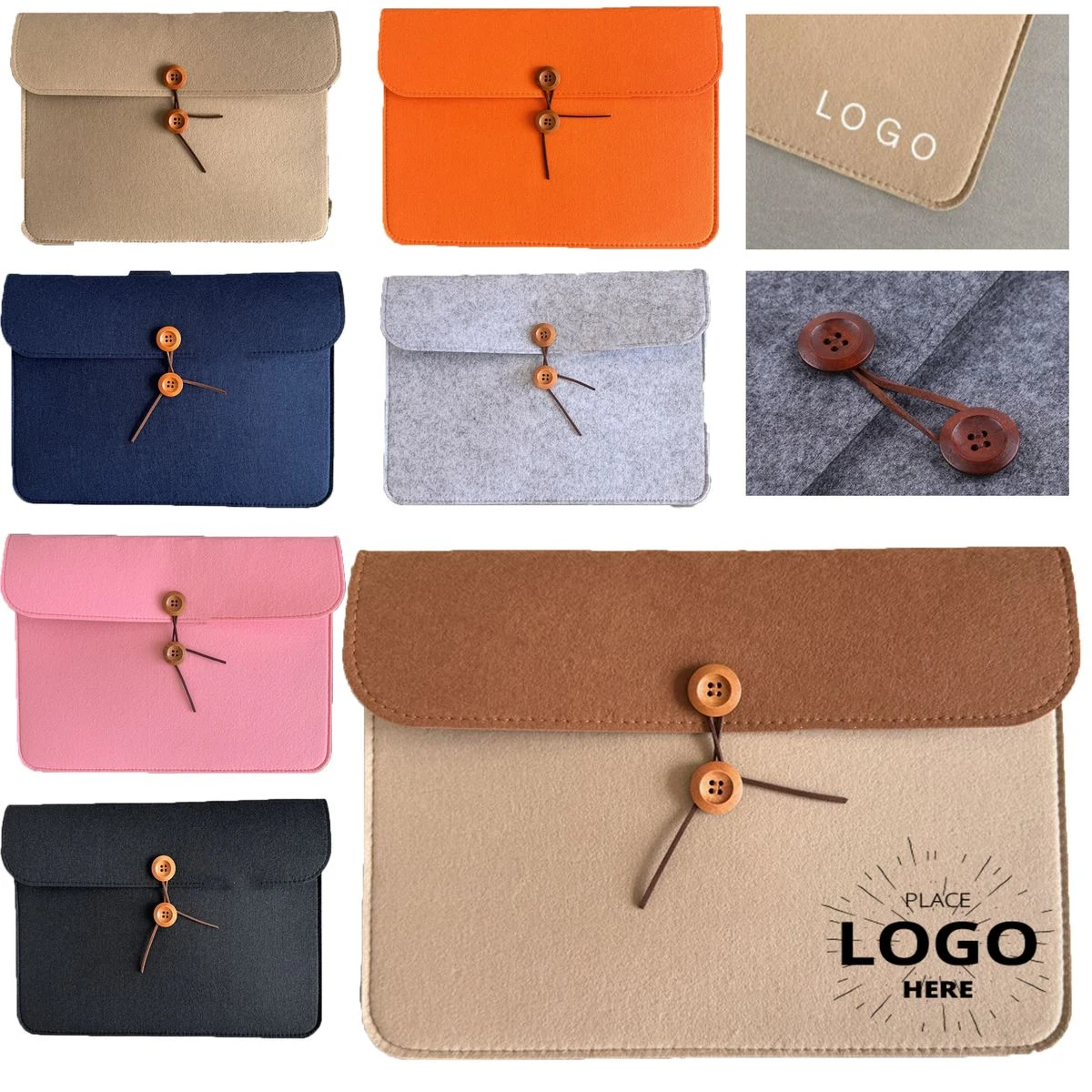 Durable Thickened Felt A4 Document Storage Pouch For Office & School 1