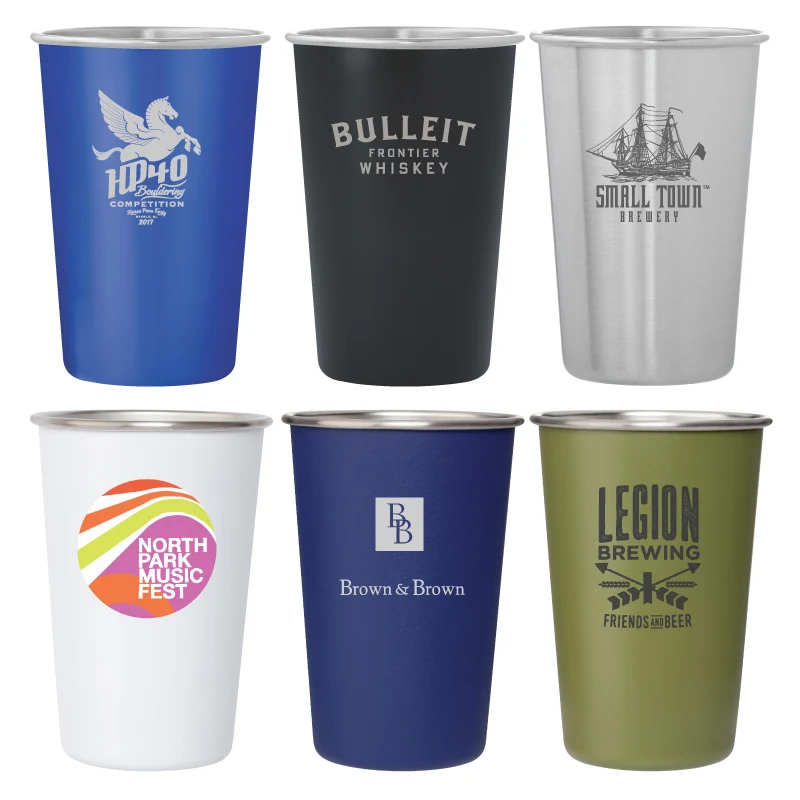 Dubliner Stainless Steel Pint Glass Cup 1