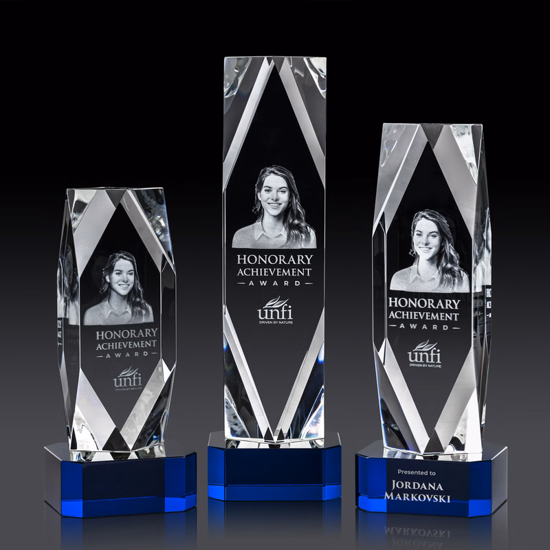 Delta 3D Award on Base - Blue
