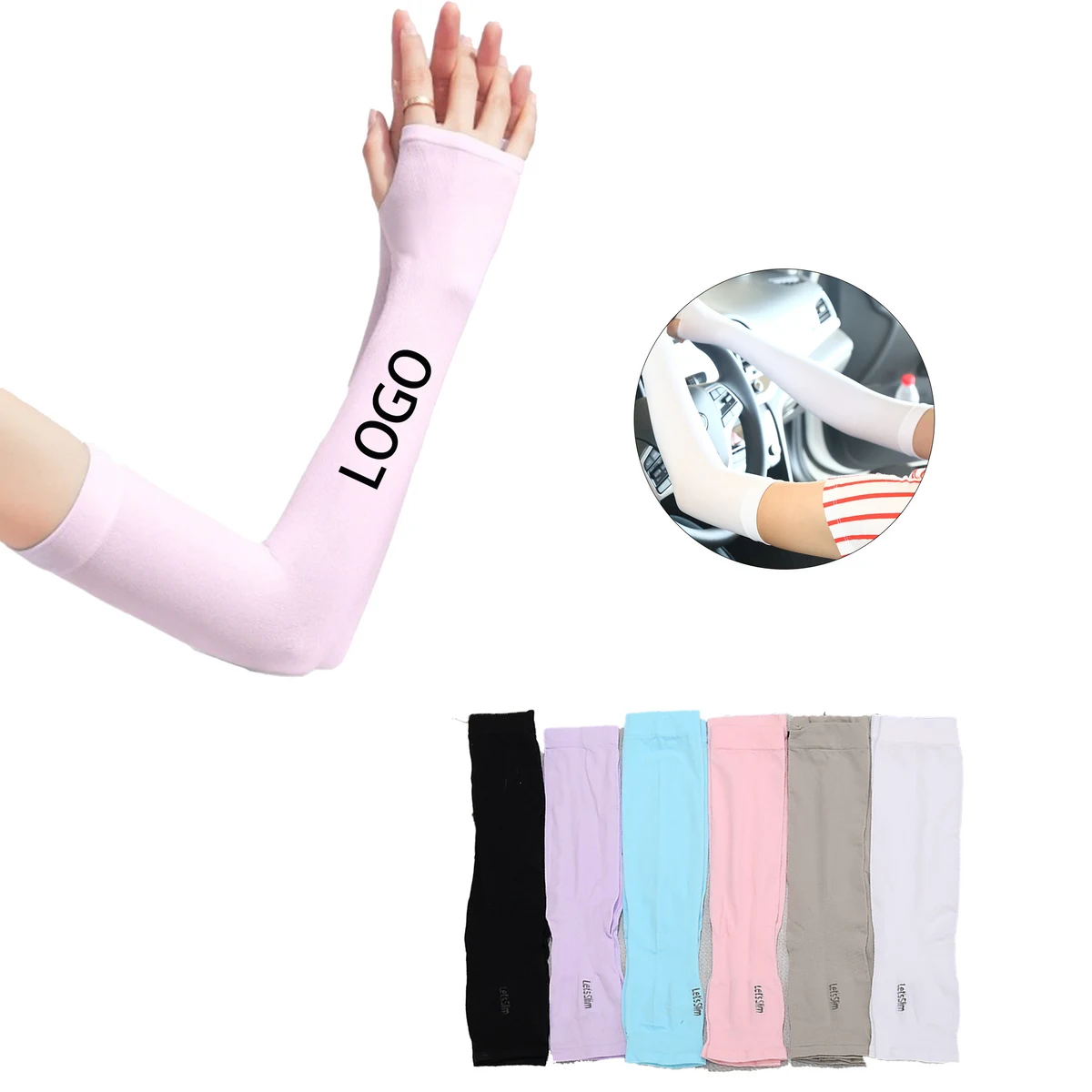 Elastic UV Protection Cooling Arm Sleeves 1