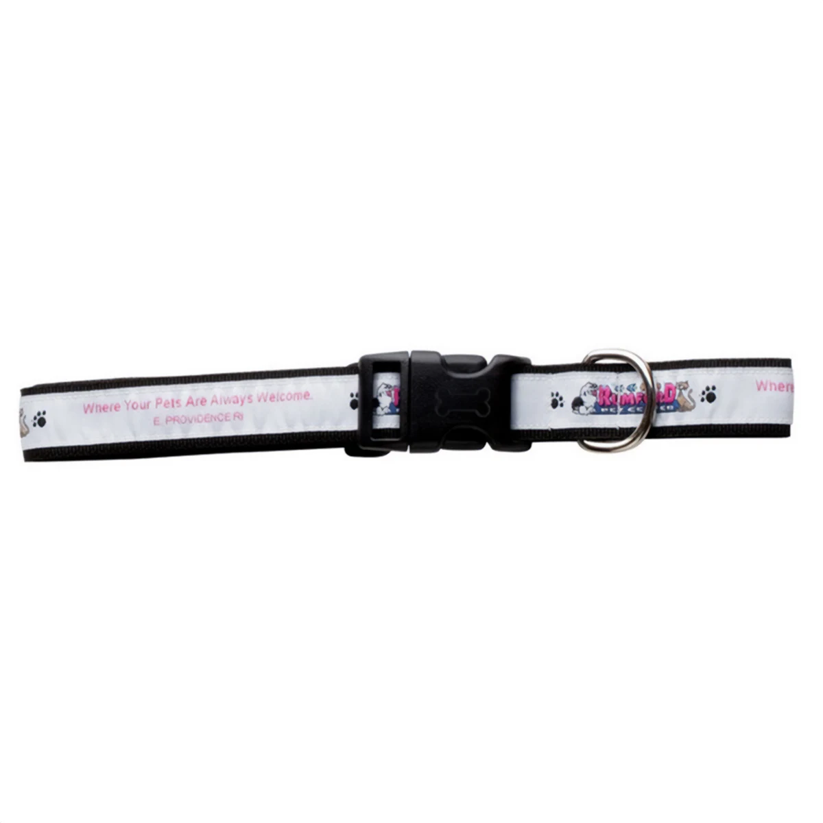 3/4" Woven Pet Collar w/ Nickel-Plated Hardware - "Elite" Weave 1