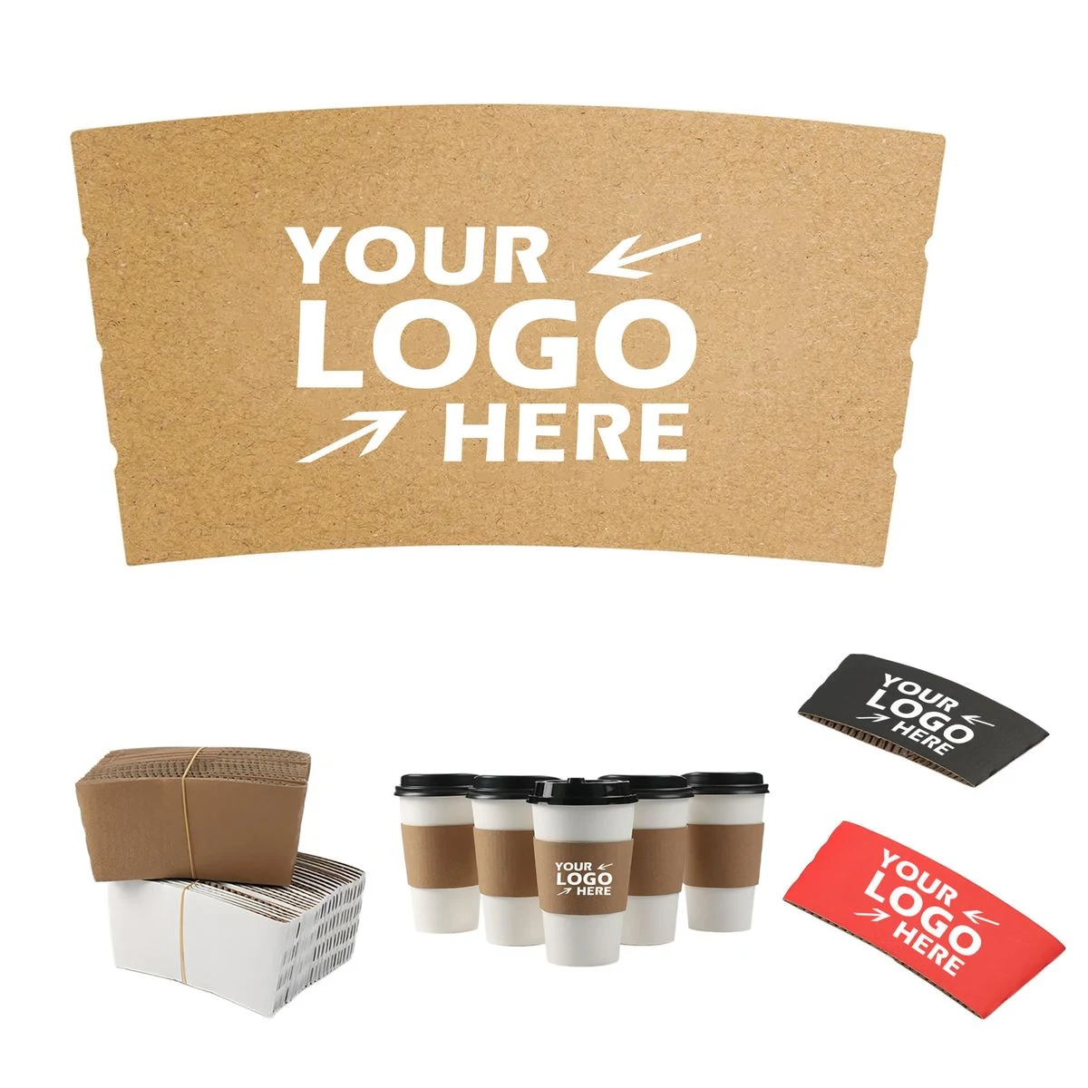 Corrugated Cardboard Cup Sleeves 1