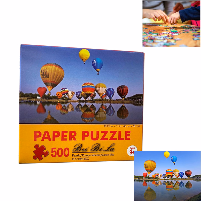 500-PC Paper Jigsaw Puzzles Custom Pattern