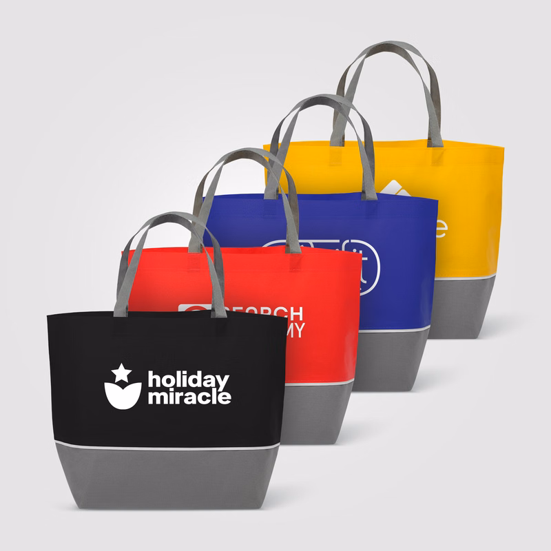 Julian Two-Tone - Non-Woven Tote Bag