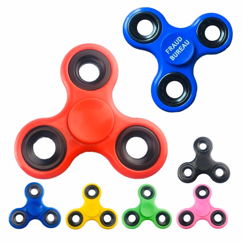 3 Fingers Toys Push Bubble Fidget Spinner