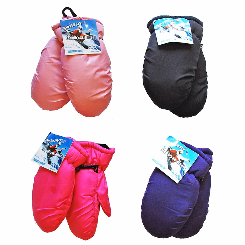 Toddlers' Ski Mittens - Assorted Colors