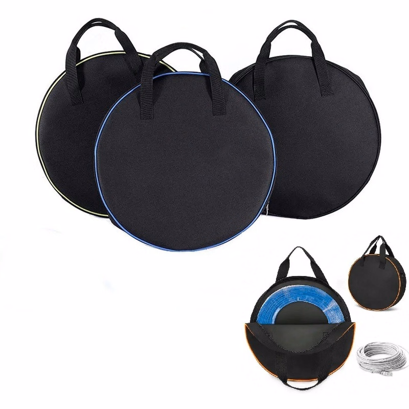 Round Oxford Fabric Zipper Storage Bag(Large)
