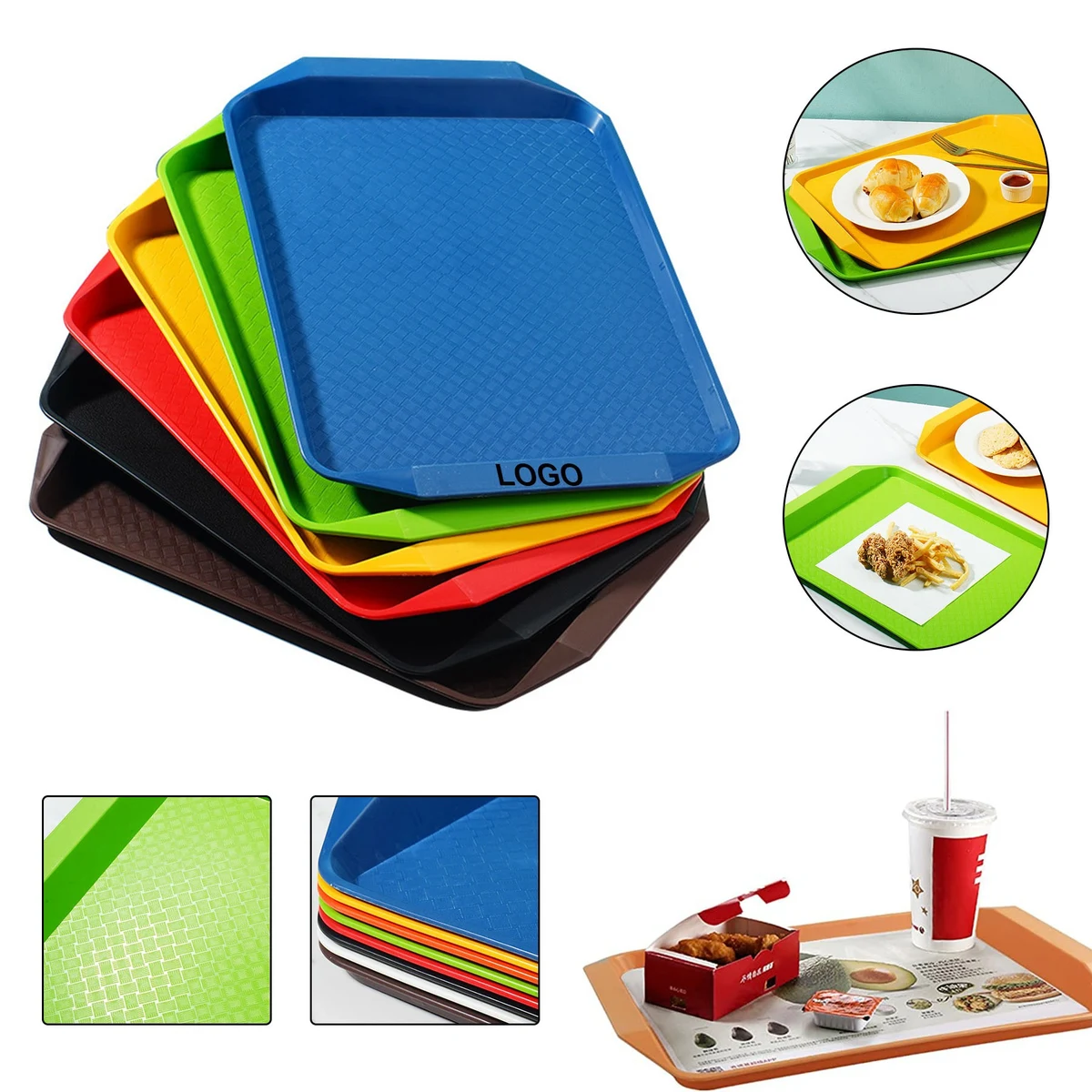 Plastic Food Tray 1