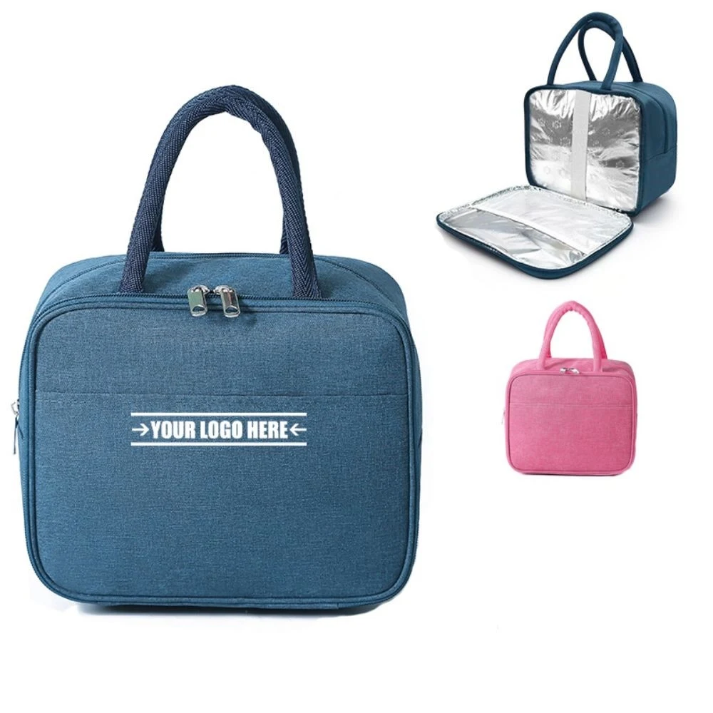 Large Square Insulated Lunch Bag 1