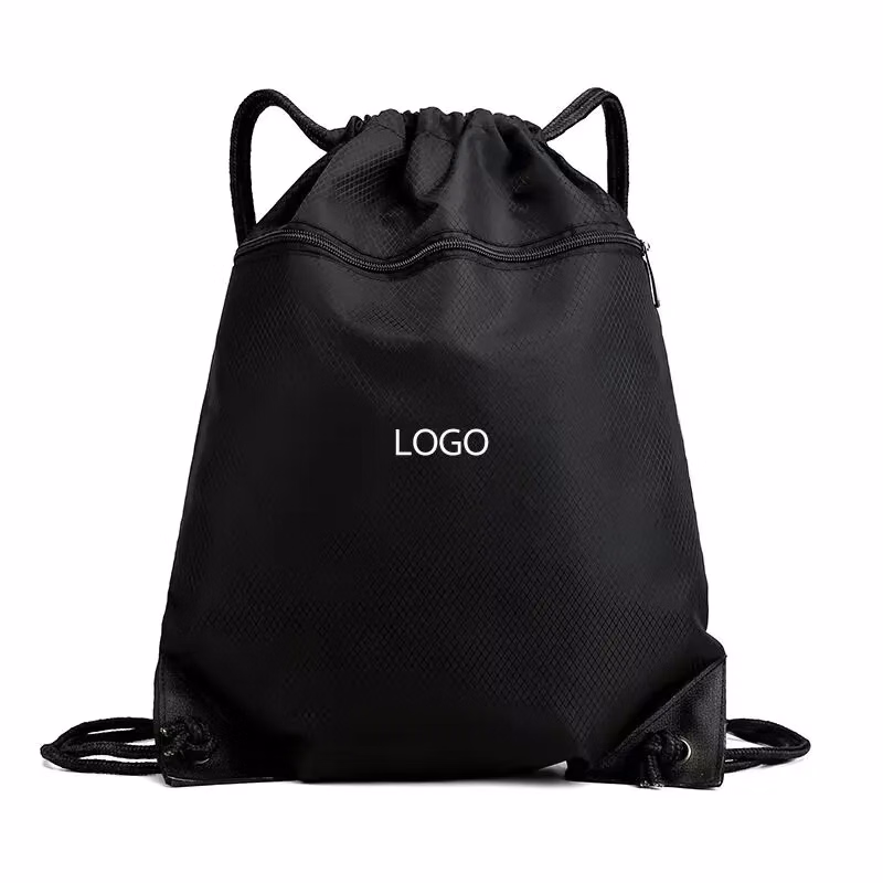 13.4" oxford drawstring pockets