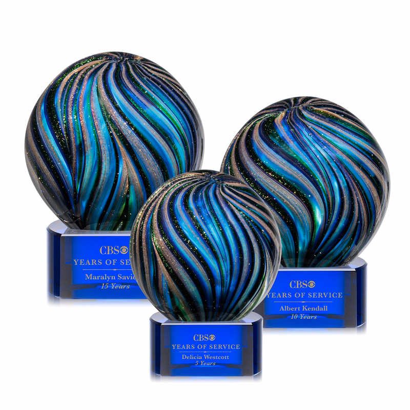 Malton Award on Paragon Base - Blue