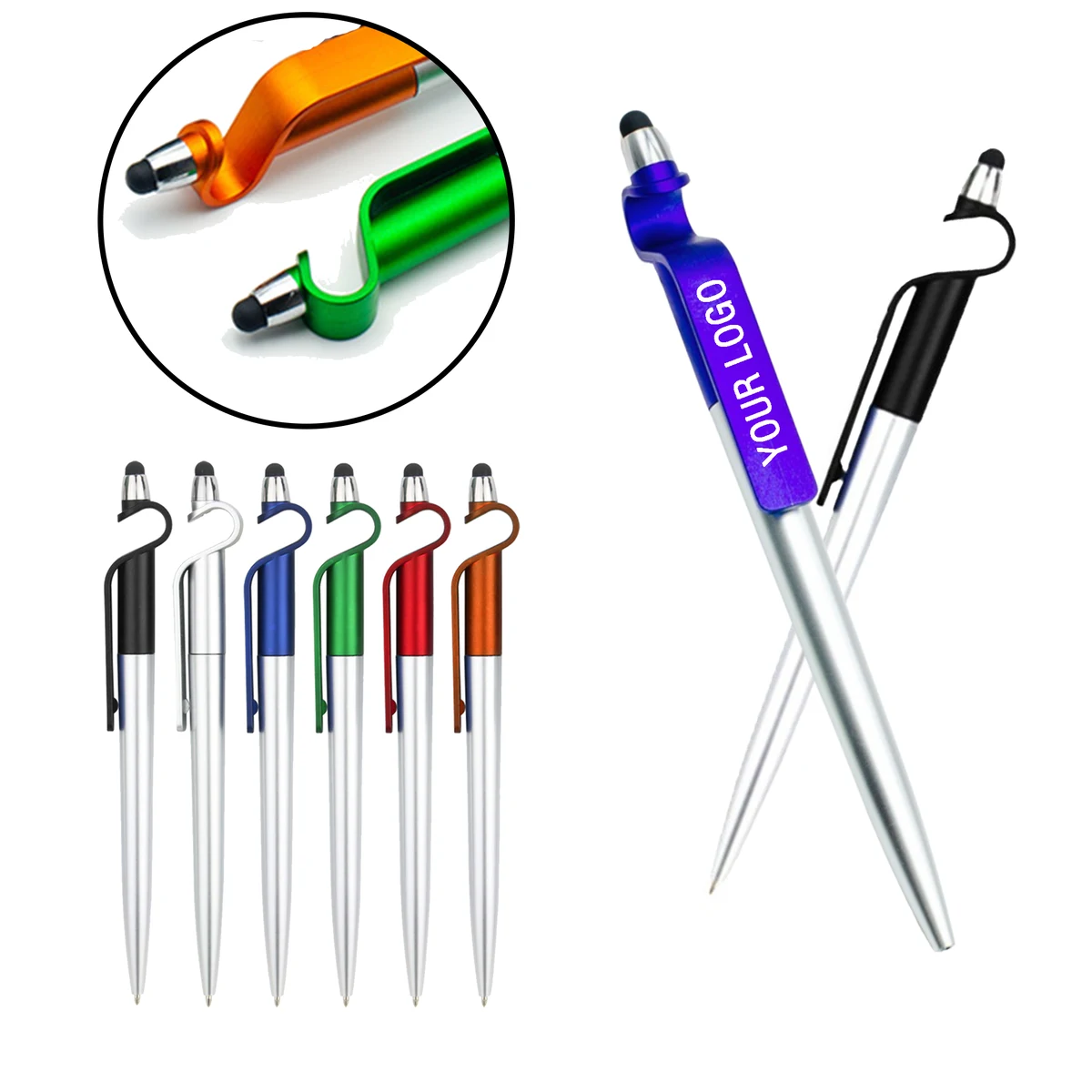 MOQ 20 PCS Promotional Ball Pen With Stylus 1