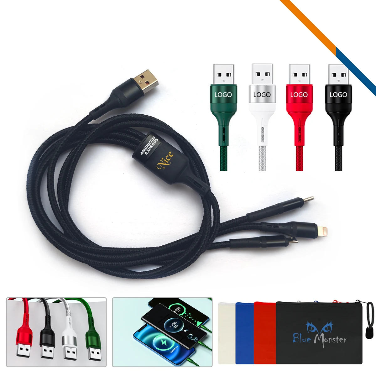 Calion 3in1 Charging Cable 1