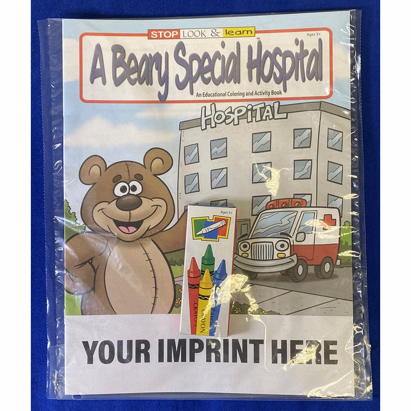 COLORING SET - A Beary Special Hospital Coloring Book Fun Pack