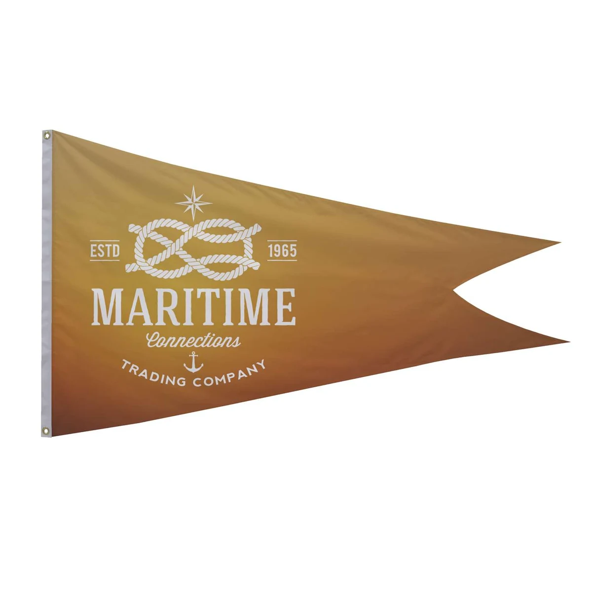 3' x 5' Polyester Burgee Flag Single-Sided 1