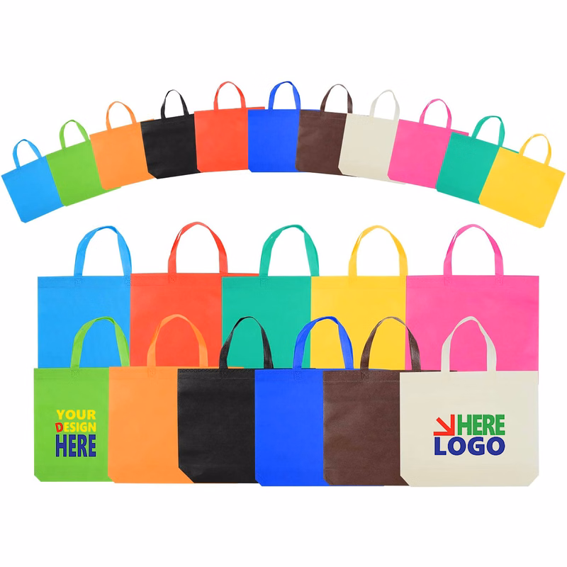 Non-Woven Shopper's Pocket Tote Bag