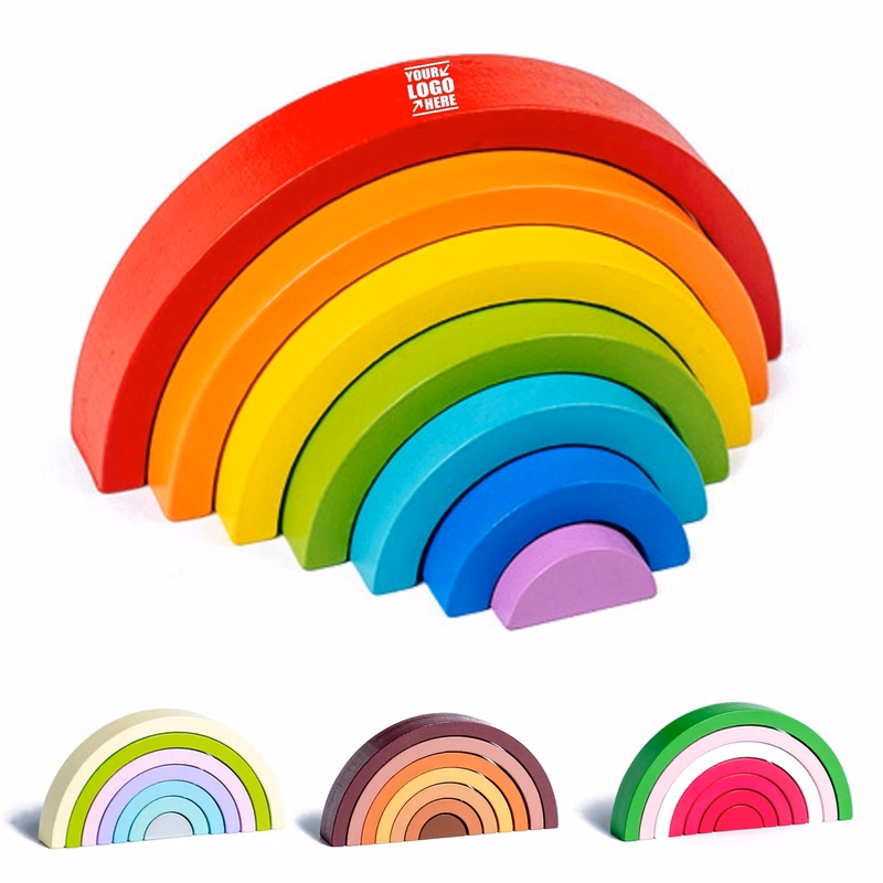 Wooden Rainbow Stacker