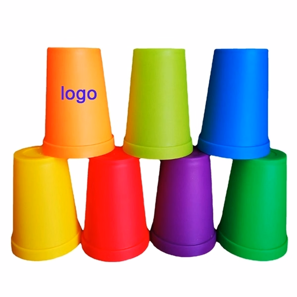 Fluted Plastic Stadium Cup